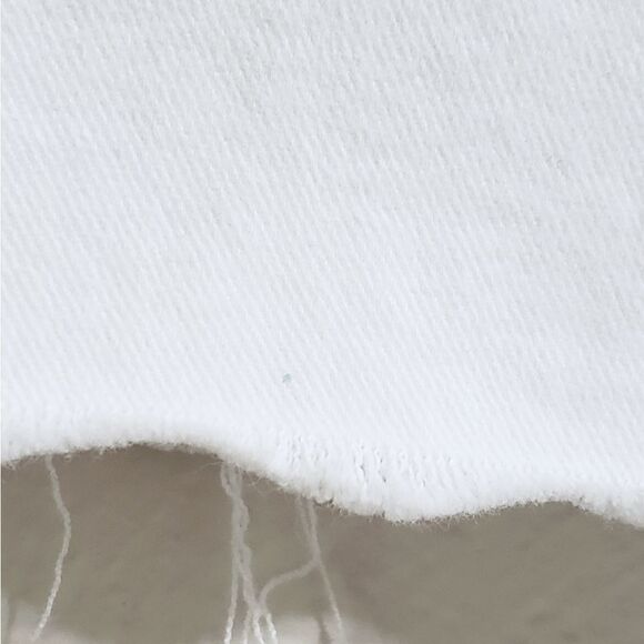 Paige Claudine High-Rise Crop Flare Jeans In White Size 26 P NWT - Picture 15 of 15